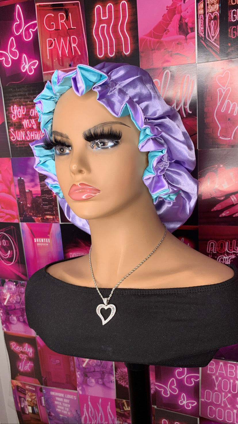Purple/Teal Bonnet