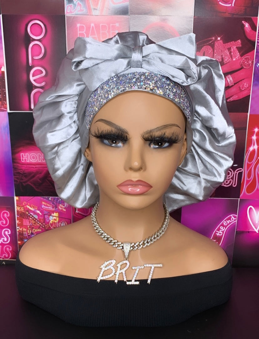 Bling Bonnet Silver