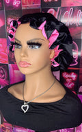 Black/Pink Bonnet