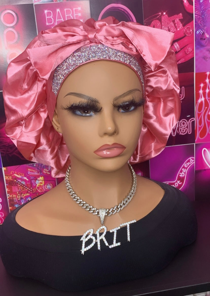 Bling Bonnet Deep Pink